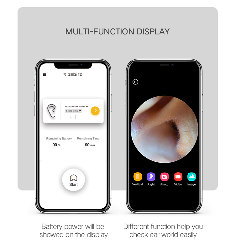 2020 Горячая продажа смартфон совместимый Bebird M9 pro визуальный ушной Воск Удаление эндоскопа ушной очиститель с камерой