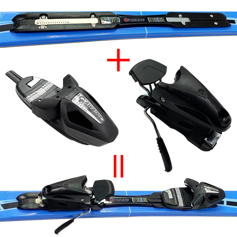 Newbility Wood Core aluminum alloy riser long ski board snow slide board