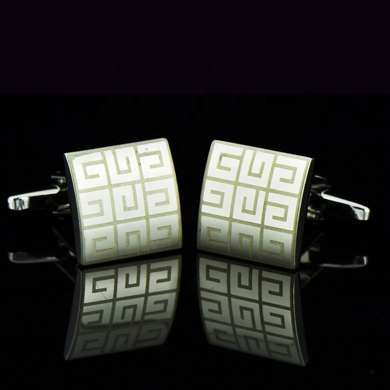 Wholesale Personalized Fashion Metal Stainless Steel Men Cufflink