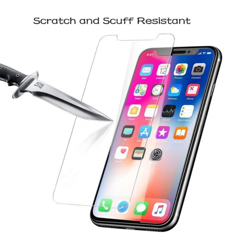 2.5d 9h clear custom HD transparen Glass 0.3mm Mobile Tempered Glass Screen Protector For Iphone 11 12 pro max 6 7 X xr xs