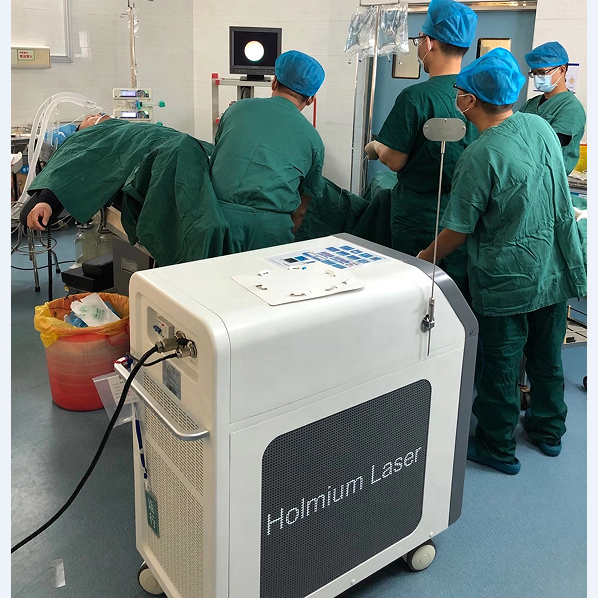 Potent Medical 2100nm 80 90W Urology Laser Surgical Ho-Yag Laser holmium laser lithotriptor for medical equipment Ablation BPH