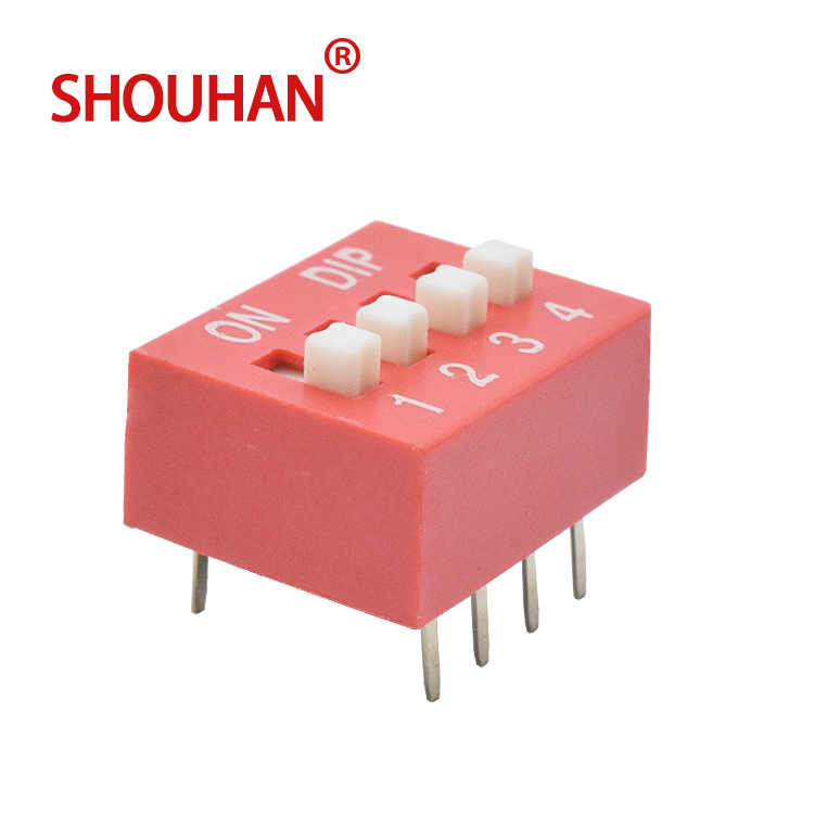 Горячая продажа dial switch DS04 DIP декодирование ползунковый переключатель