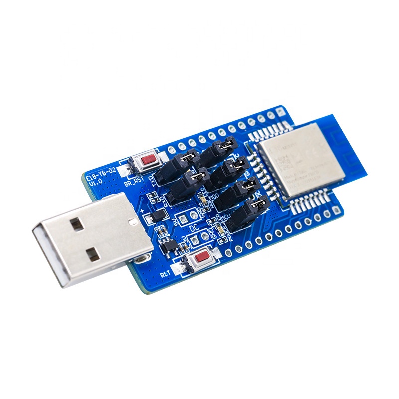 E18-TBH-01 USB тестовая плата комплект CC2530 2,4 ГГц E18-TBH-01 ZigBee модуль UART для E18-MS1PA1-PCB