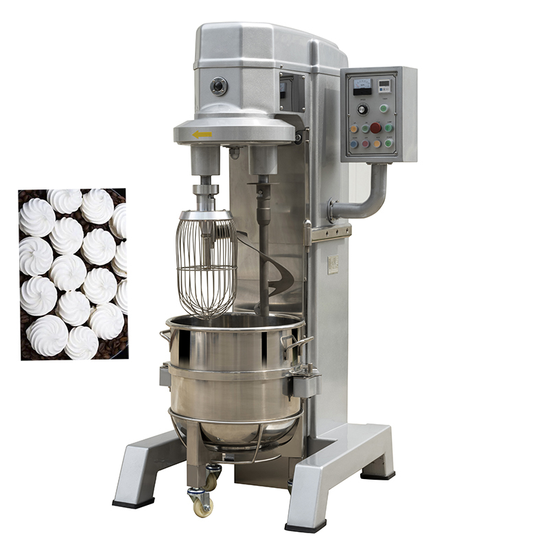 60L 90L 120L 150L 200L infinitely variable planetary mixer for the production of cake cookies and double mixing ball