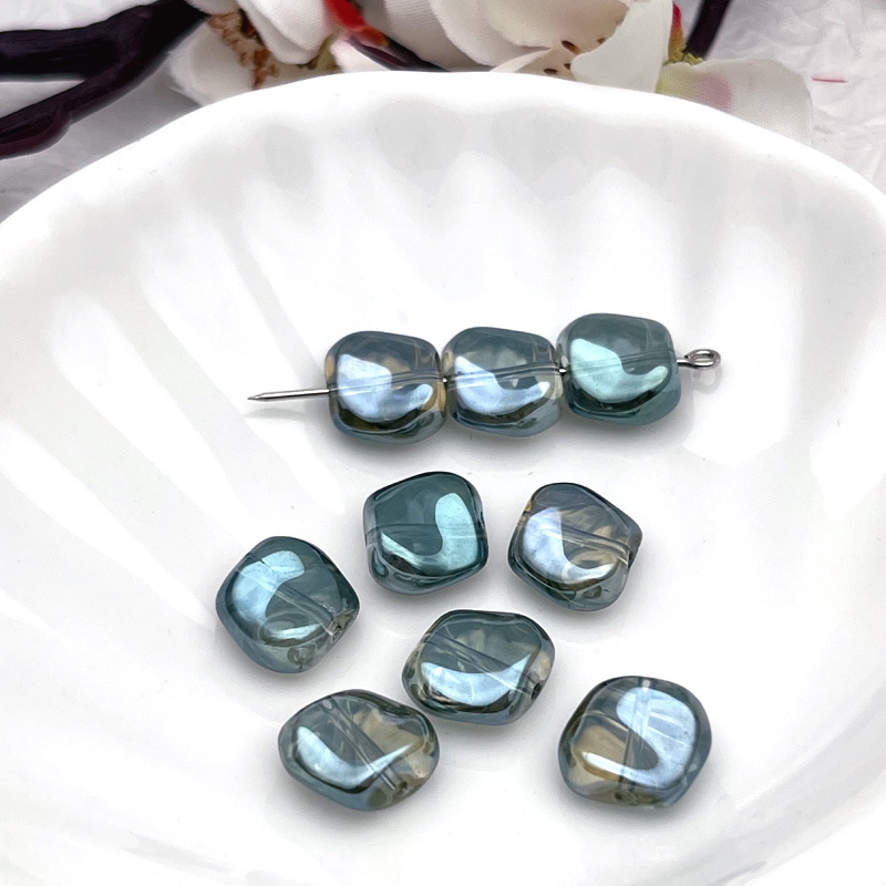 11MM New Design Crystal Glossy Stone Beads For Bracelet And Earring Irregular shape Glass Beads For Jewelry Making