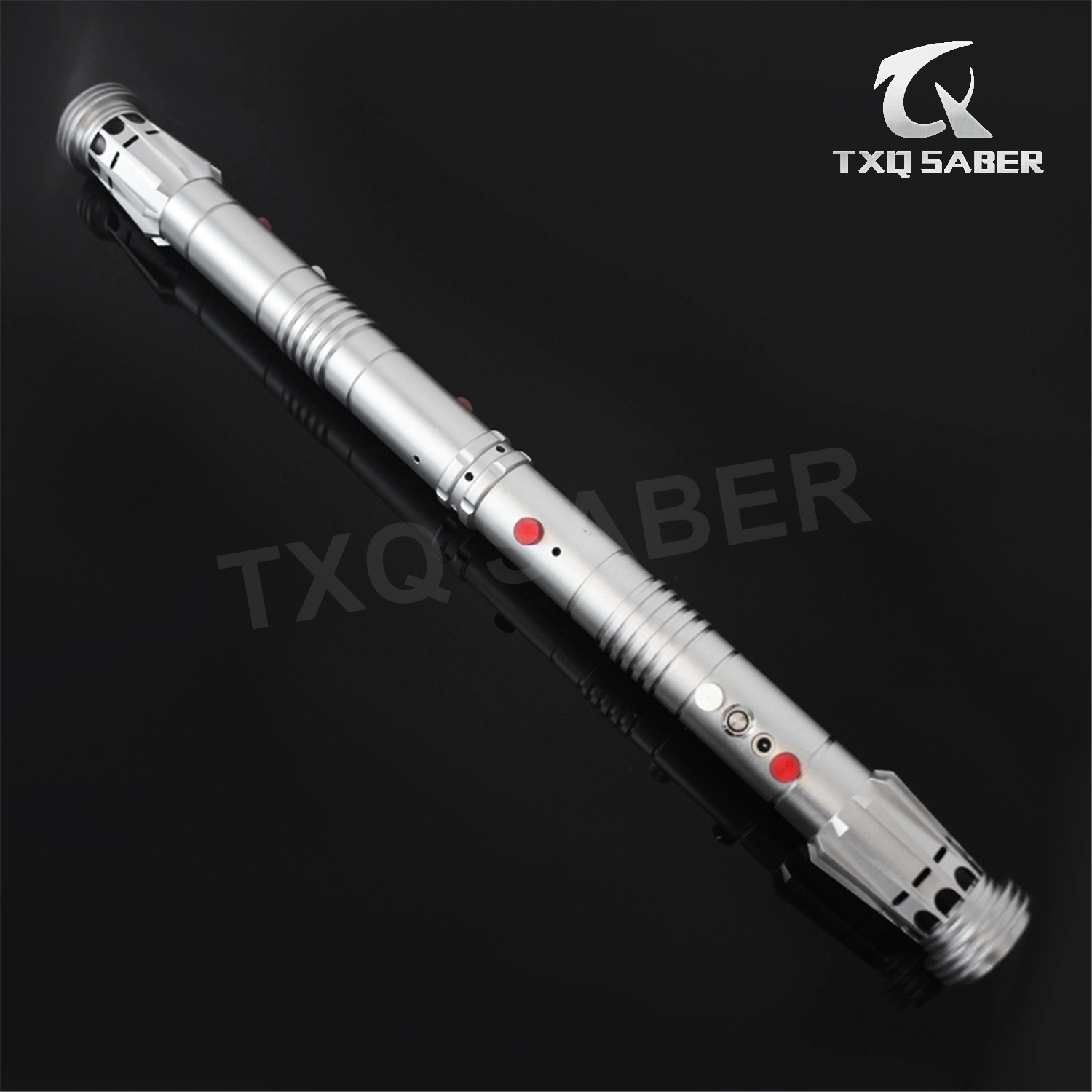 Световой меч TXQsaber Darth Maul с металлической ручкой, тяжелые дуэлированные сабли, светящийся на столкновении световой меч из Звездных Войн