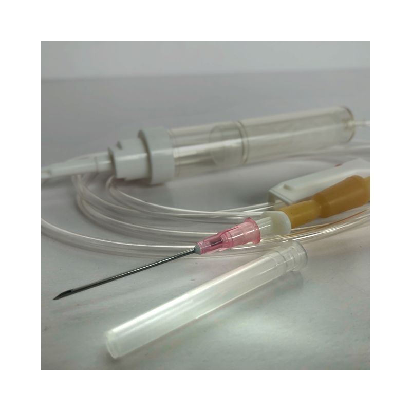 Manufacturer medical blood set for hospital blood transfusion administration giving set