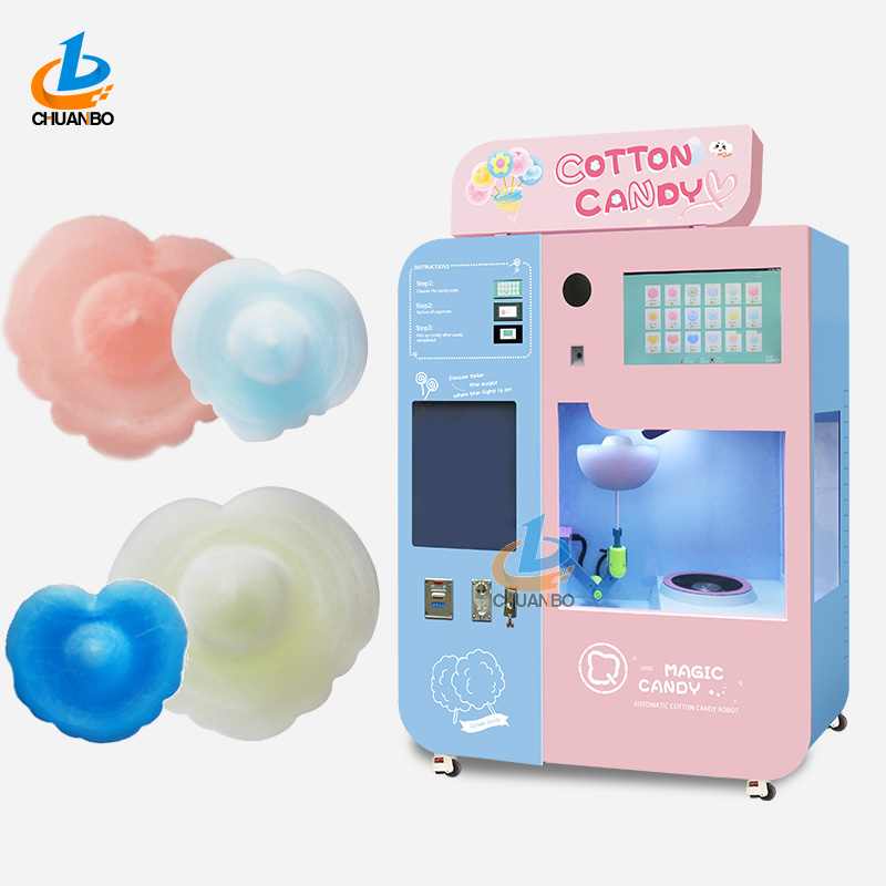 Magic Candy Automatic Cotton Candy Robot Mg320 Cotton Candy Marker Sugar Floss Machine