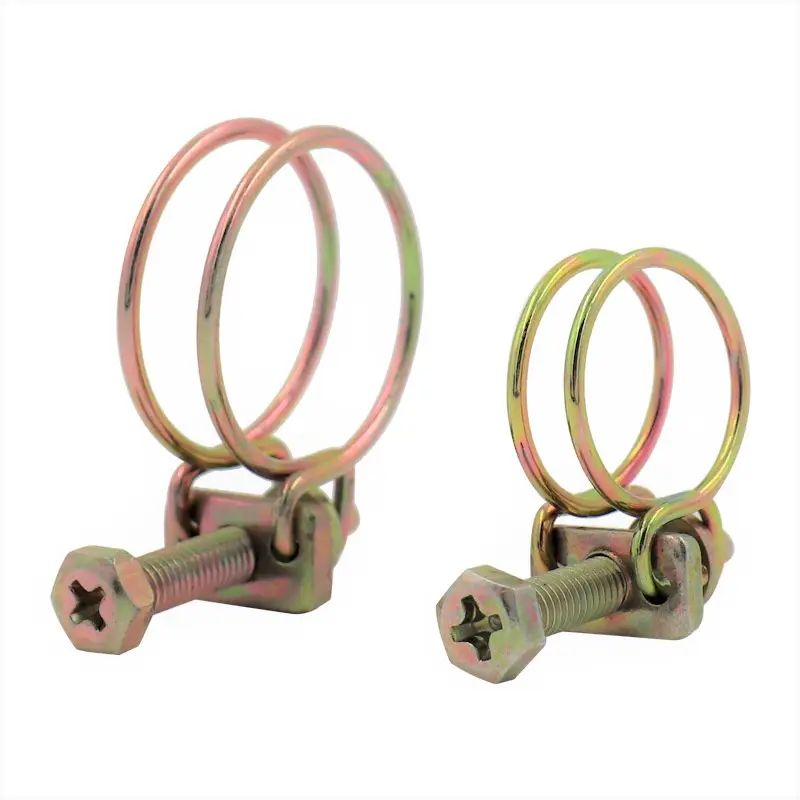 Clamp Hose Galvanized Double Wire Rope Support Tube Connection Hose Clamps