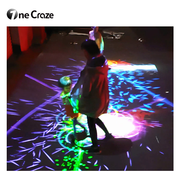 Original Manufacture Portable Software System For Kids 200 kinds interactive Projector Interact Projection Floor Wall Games