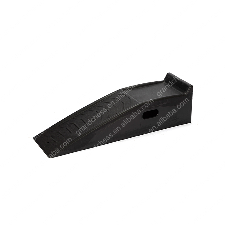 Plastic wheel slope car chocks loading wheel riser ramp