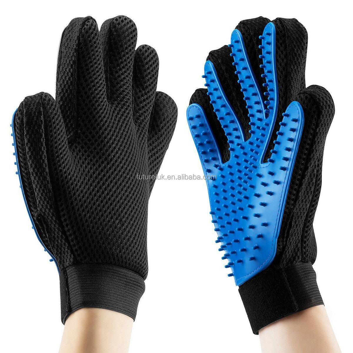 wholesale pet dog grooming Glove-s five fingers hair removal dog pet gloves bath washing hair Glove brush Hair Removal Brush