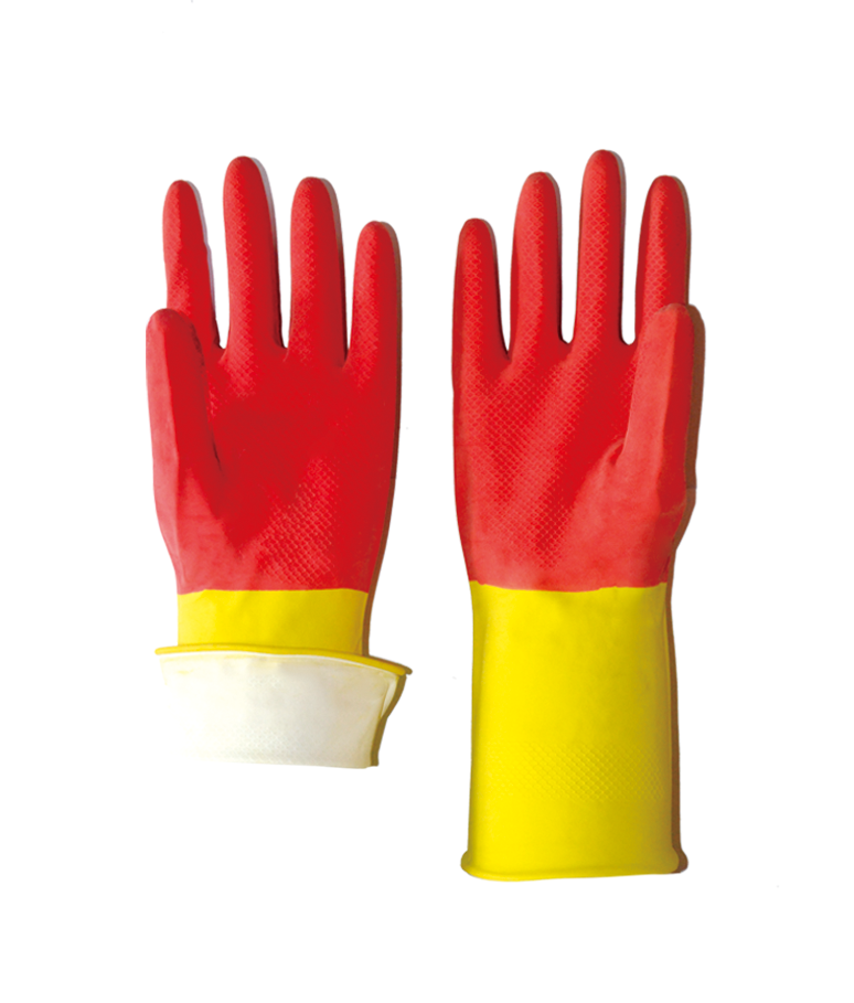 Factory Prices red 12 pairs/master bag nitrile gloves household gloves