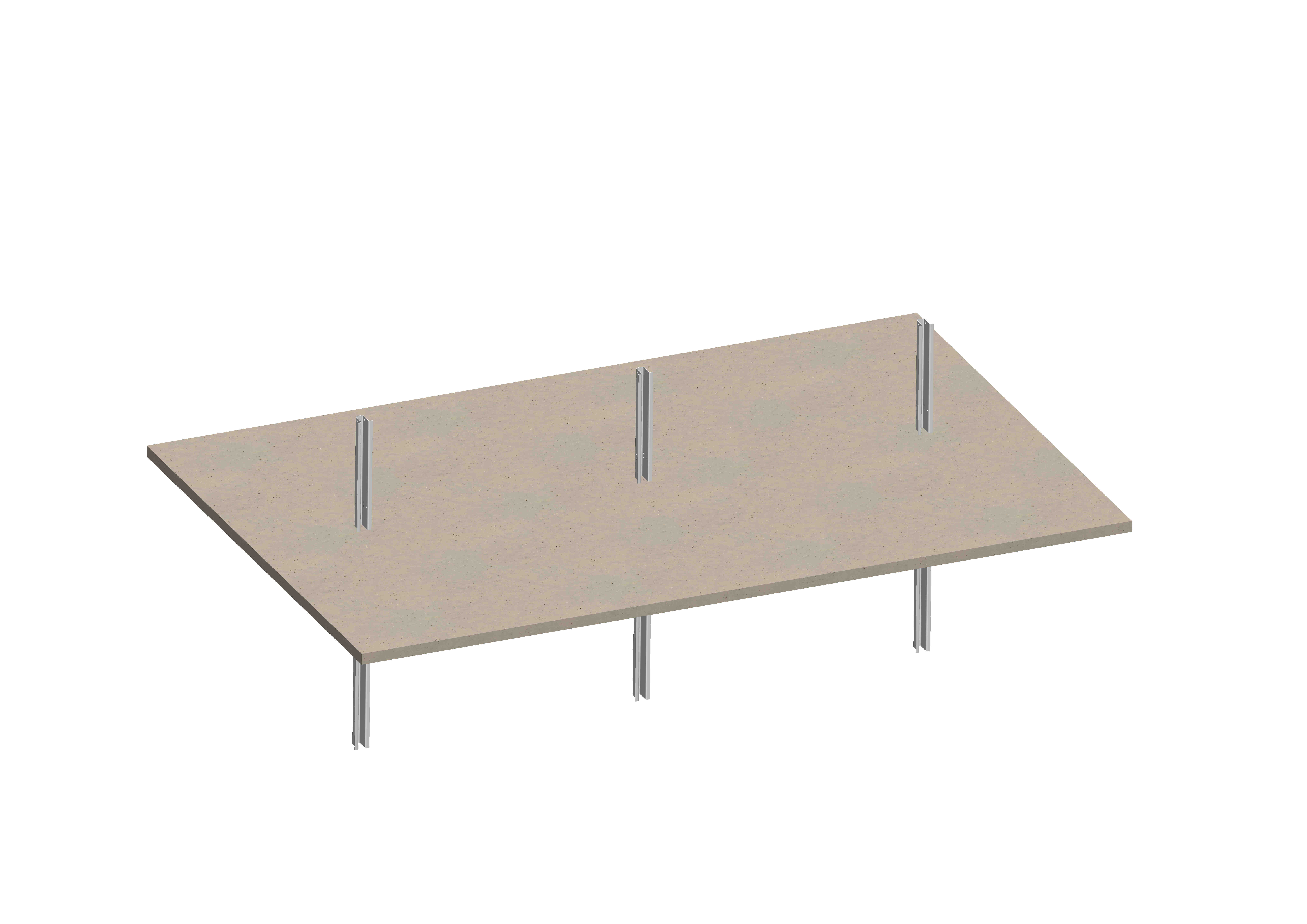 Single post foundation galvanized Q235 ZAM steel solar panel ground mounting structure