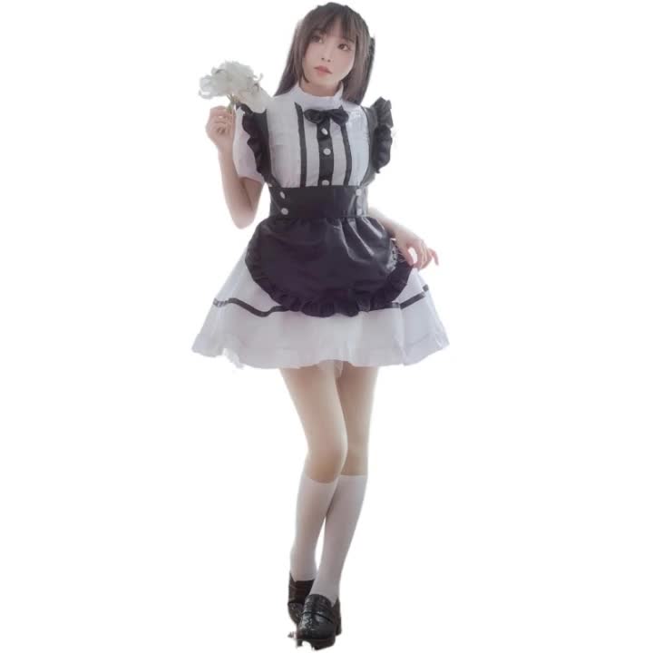 Hot sale sexy costumes maid uniform adult costume for halloween