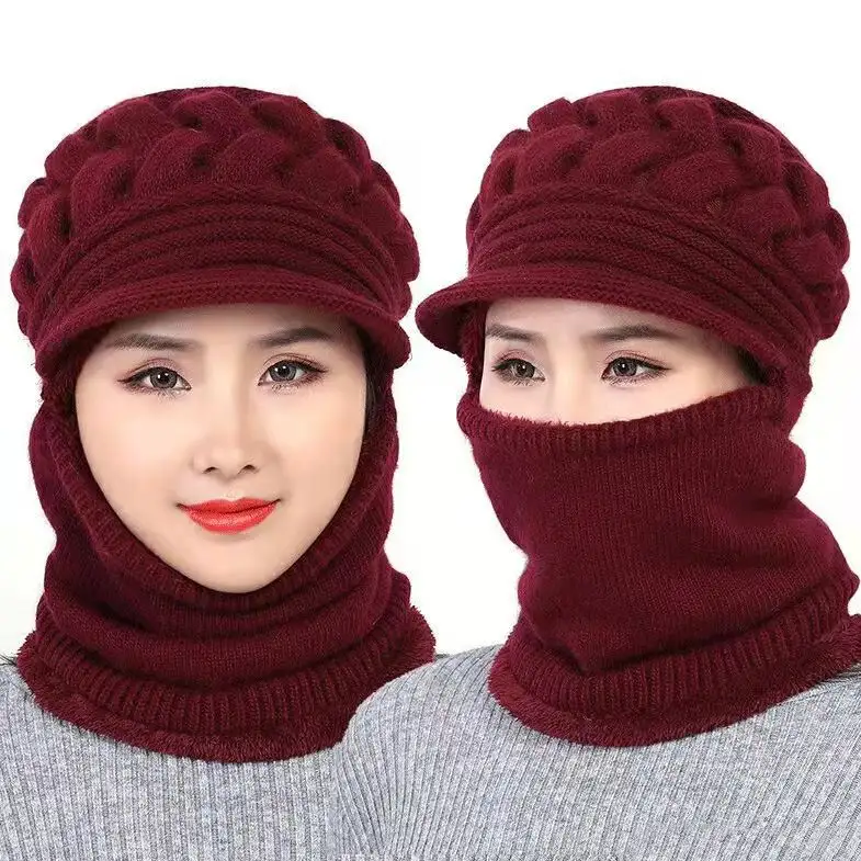 Double Layer 2021 Designer Knitted Wool Hat Men Bulk Plain Golf Running Stylish Womans Winter Hats