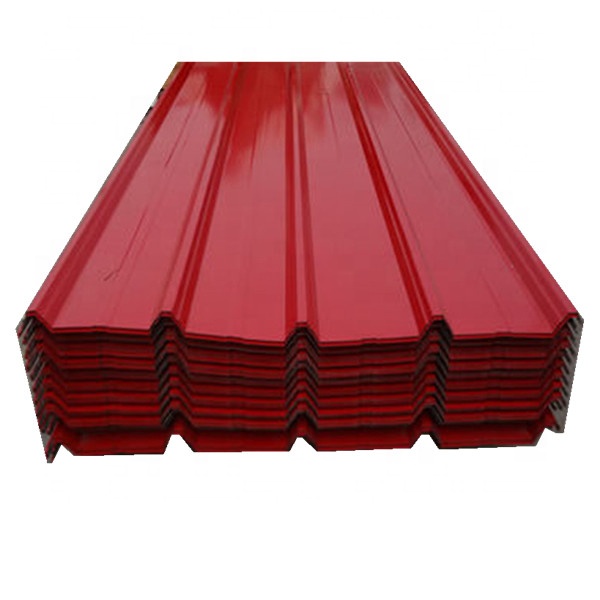 embossed color coated ppgi Corrugated Metal Roofing sheet gi iron plate price