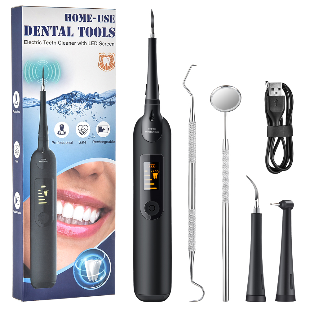 Electric Ultrasonic Dental whitener Scaler Teeth Whitening kit teeth Calculus Tartar Remover Tools Cleaner Tooth Stain Oral Care