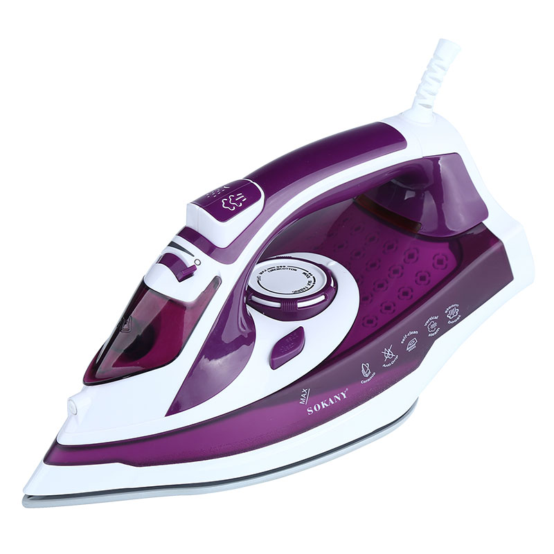 Sokany 298 high quality and power 2400W electric iron hot sell iron steamer