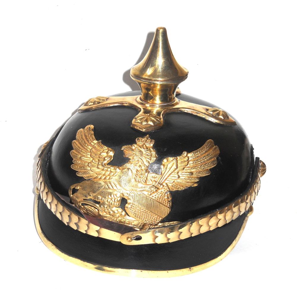 Pickelhaube баденская пехота латунный ремень шлем