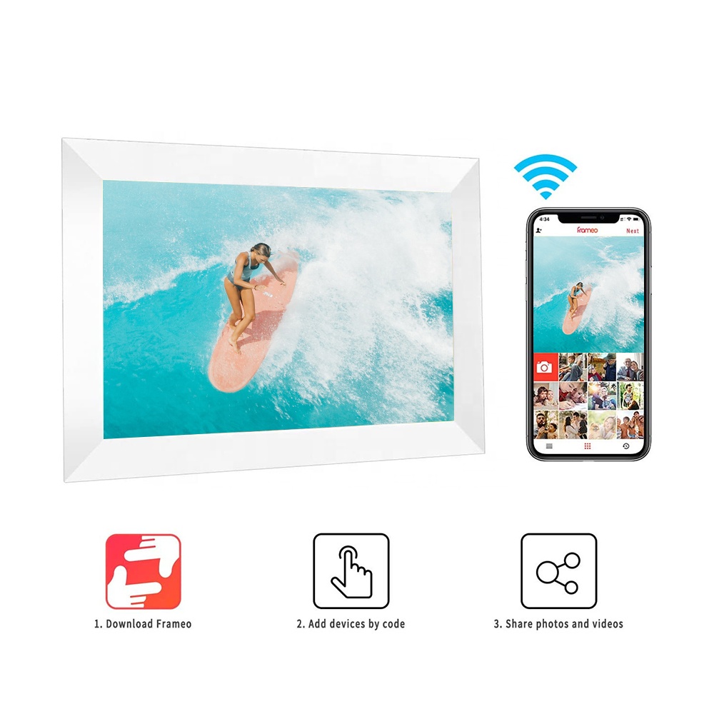 Продаваемый продукт, сенсорный экран, рамка для фото и видео, умная цифровая фоторамка