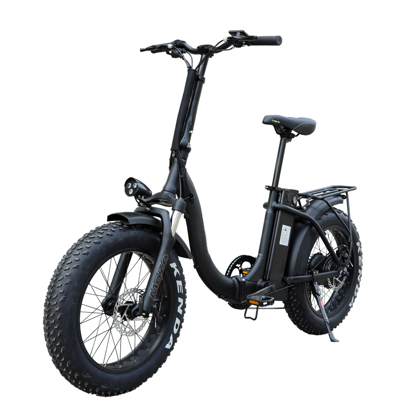 EU Warehouseb алюминиевый сплав e велосипед 20 дюймов ebike 48V 500W городской складной толстой шины скорость Электрический велосипед