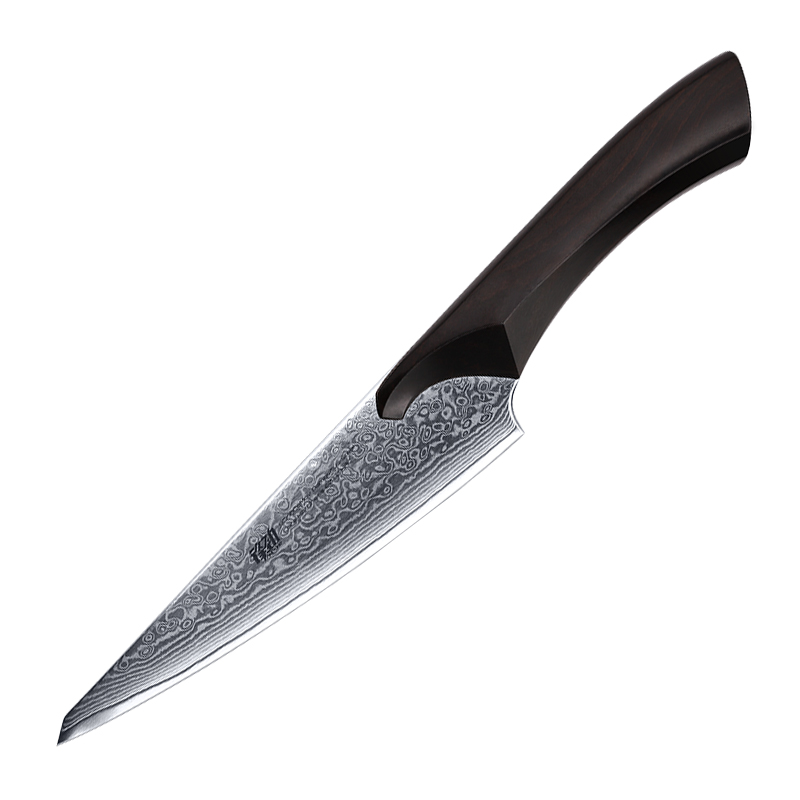 Findking 6 "дюймов нож обвалочный нож сатиновая юбка-американка из дамасской стали, японские VG10 острое лезвие из стали прочное закаленное кухонные ножи с резьбовой головкой, режущий инструмент