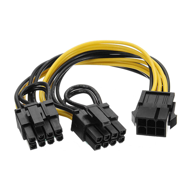 8 Pin PCI-E PCI Express графическая видеокарта GPU VGA 8 контактный разъем Dual GPU 8Pin 6 + 2 Pin типа «папа» разветвитель питания кабель-удлинитель