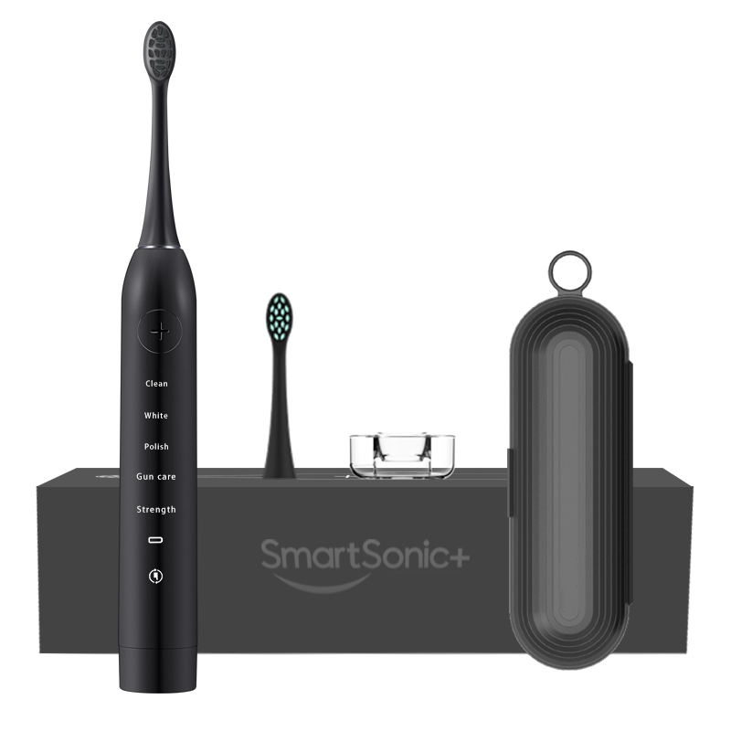 Беспроводное зарядное устройство Smartsonic usb, автоматическая электрическая зубная щетка с чехлом для путешествий