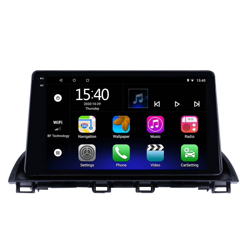 2.5D IPS TFT сенсорный экран 9 дюймов GPS система автомобиля Android радио для 2013-2018 Mazda 3 Axela