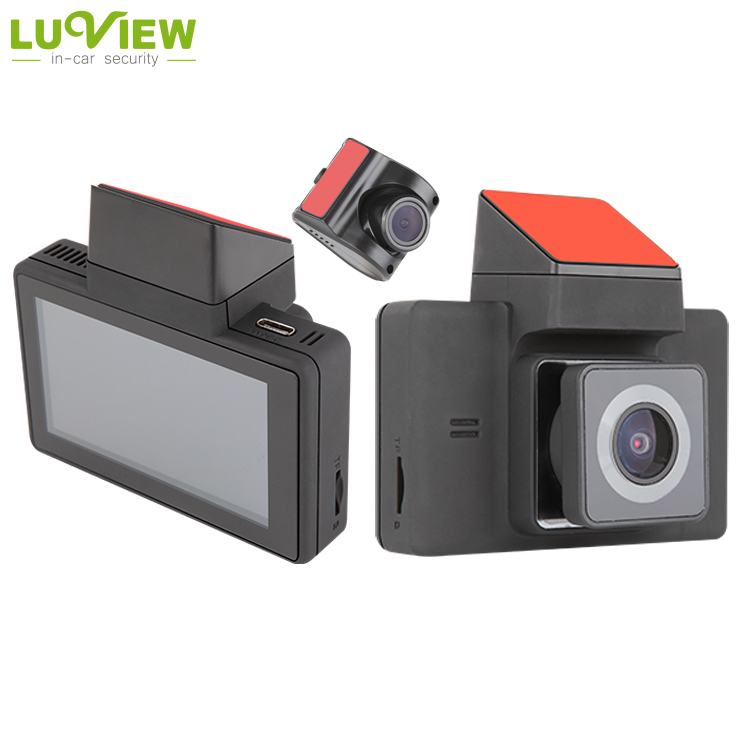 Factory price touch monitor GPS 1080P Rear front multi channel dash cam dual camera