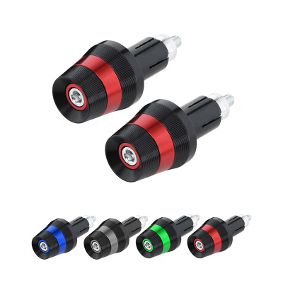 New Motorcycle Handle Bar End Weight Handlebar Grips Cap Plug for 22mm 7/8'' handlebar ends grips Weight Sliders