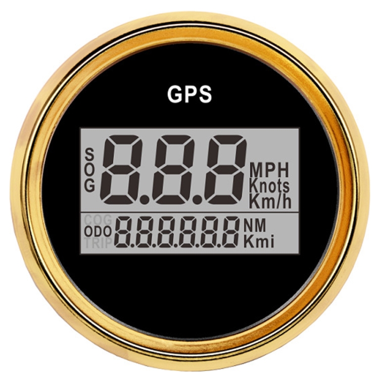 PLG2 dn52 мм IP67 водонепроницаемый 12/24 В автомобиль и лодка общий GPS одометр спидометр