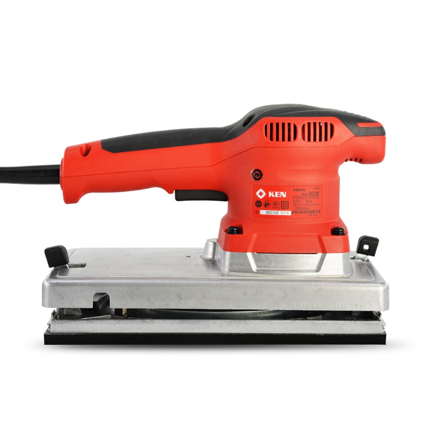 KEN 500W 114x280mm wide palm wood floor rotary drum orbital sander