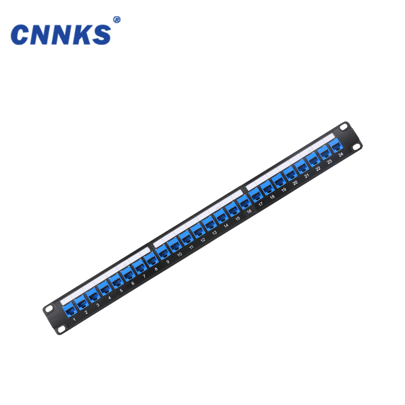 Cat6 неэкранированный 24 порта проходной патч-панель с Cat6 UTP Inline-переходник Keystone