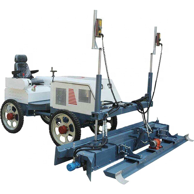 Double wheel CVT concrete floor laser paving machine cement floor leveling machine laser straightening machine