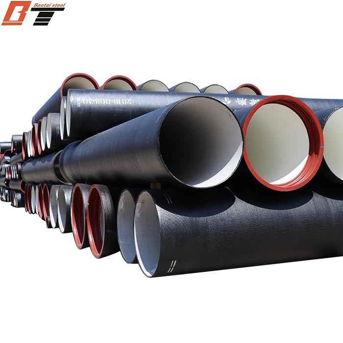 Zinc bitumen ductile cast iron pipe specifications di Self-restraining cast iron sewer pipe