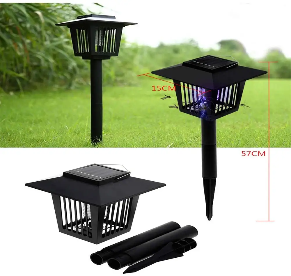 Portable Waterproof Anti Mosquito Electronic Mosquito Lamp Led Home Insect Trap Mosquito Killer Trap Lamp Solar