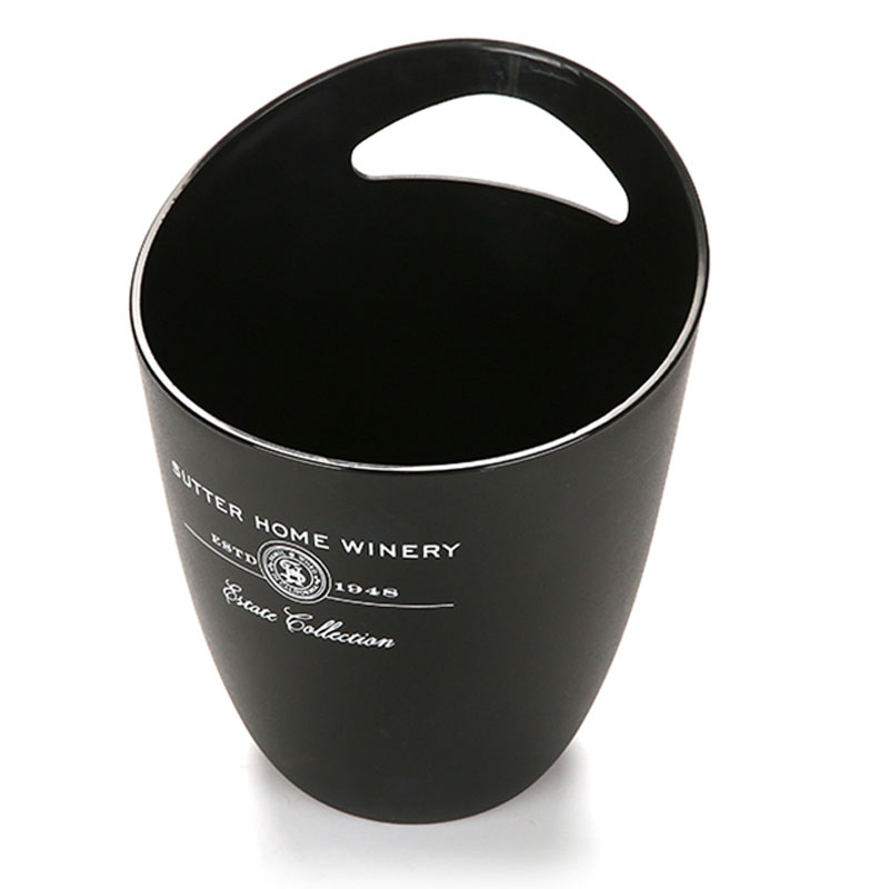 Champagne Drink Wine Sustainable Desktop Modern Plastic Ice Bucket in Bulk