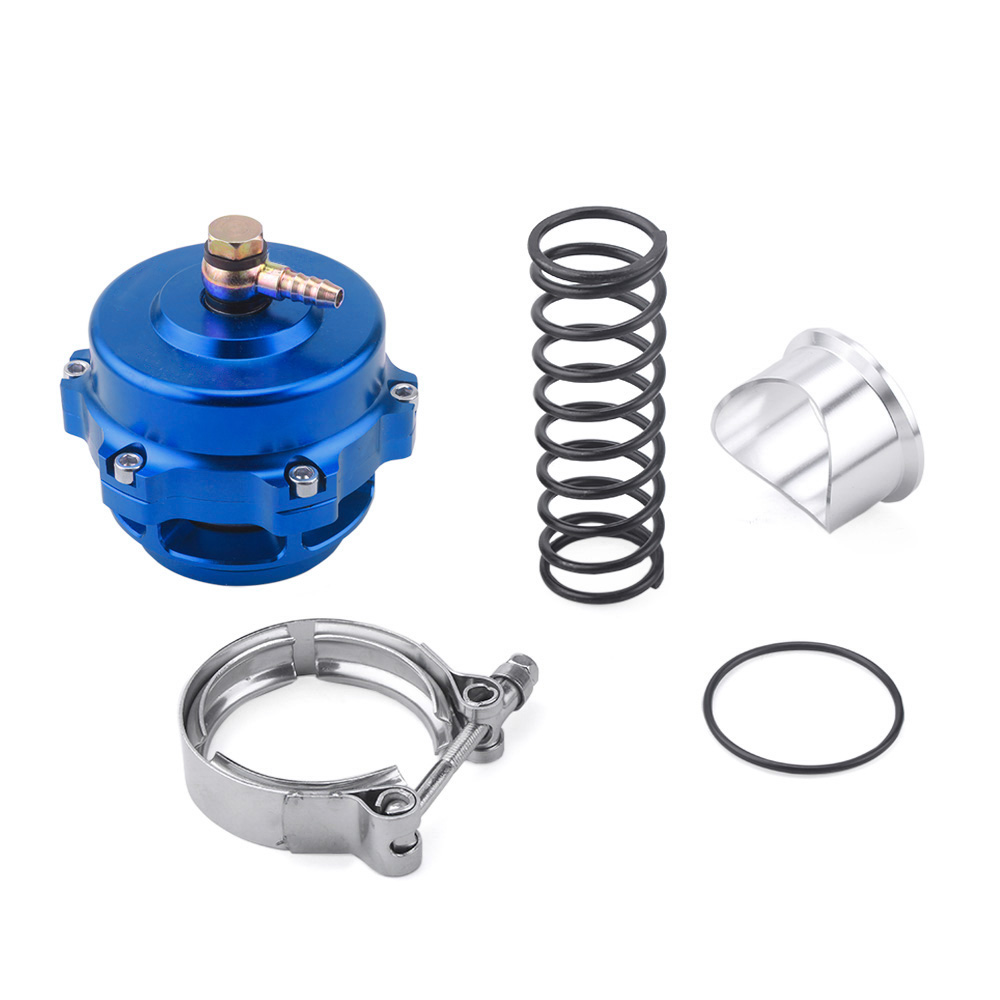 50mm Turbocharger V-Band Blow Off Valve 0- 35psi Boost BOV Aluminum Clamp Spring for Sports Racing Car