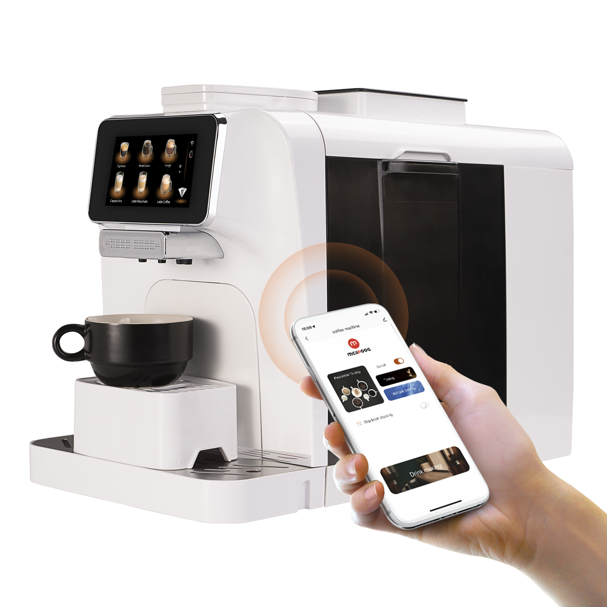 Espresso Automatic Coffee Machine с Milk Cooler, Office Use, Ex-Фабрика Price