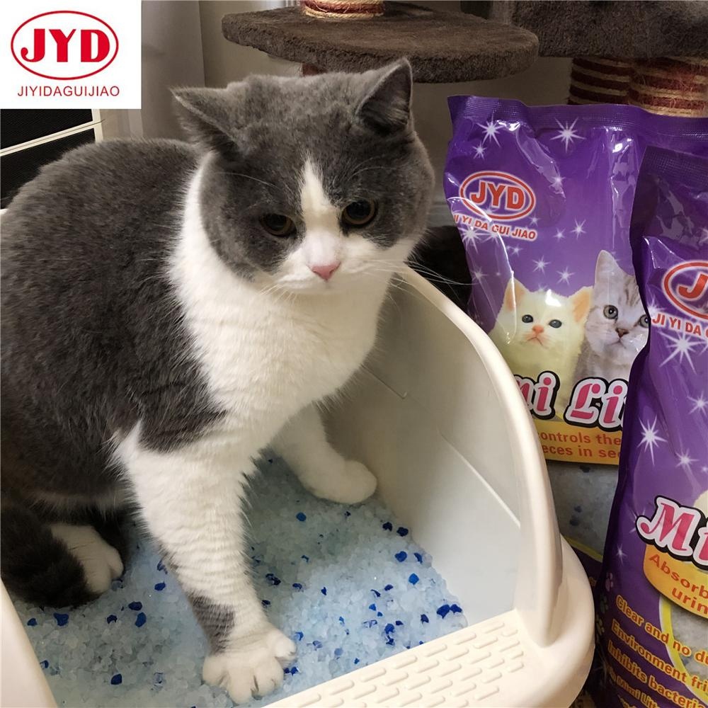 Chinese cat litter manufacturer cat sand clean crystal cat litter factory