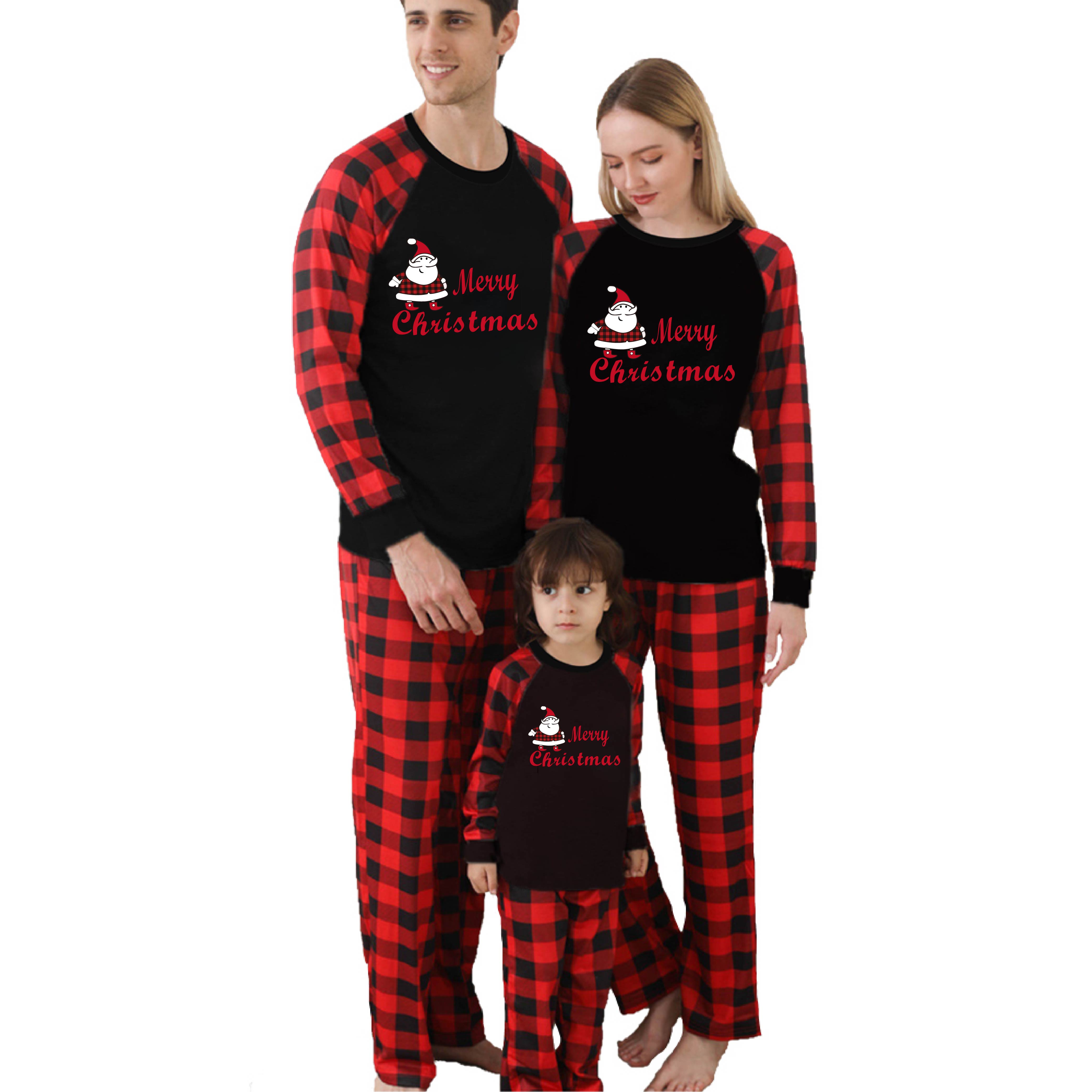 Christmas pajamas kid Christmas pajamas custom print adult onesie cotton kids Christmas pajamas children