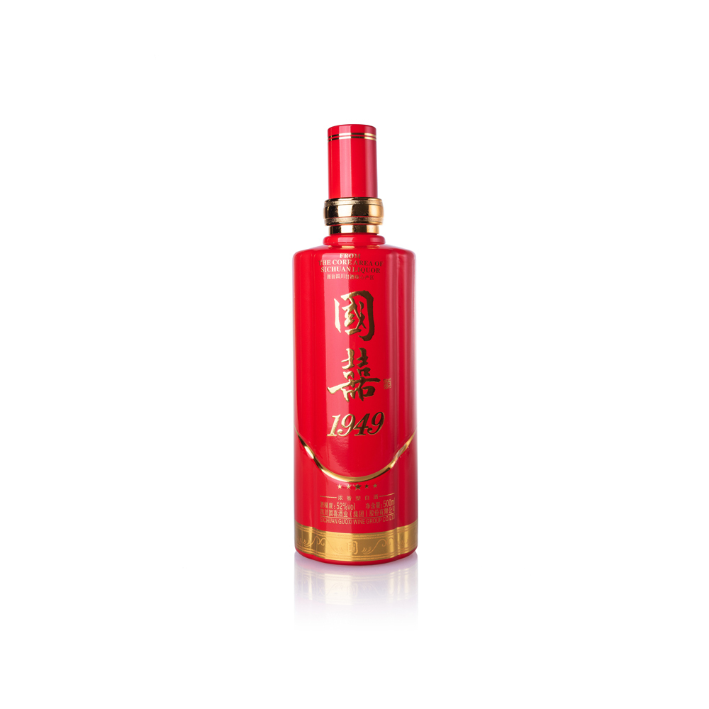 White Liquor 52%vol Alcoholic 500ml Heavy Fragrance Chinese Baijiu for Mellow and Plump Long Aftertaste