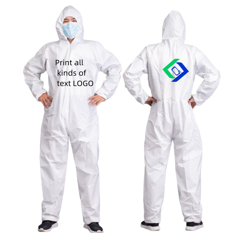 Customizable LOGO Direct Wholesale Waterproof Painter Protective Coverall Clothing Breathable Membrane Overalls Work Clothing