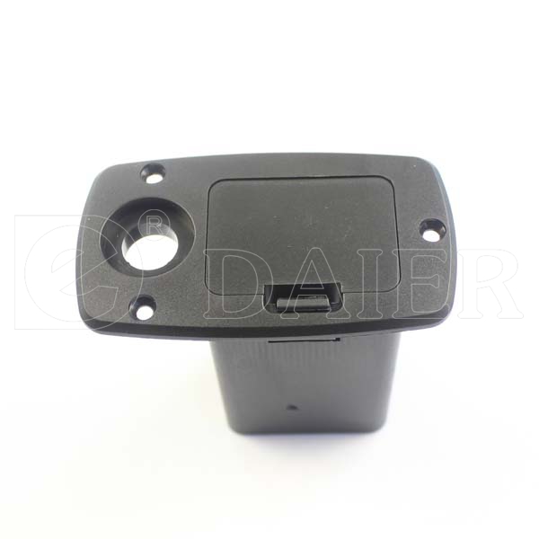Черный корпус батареи 9V-5 9V ABS с переключателем