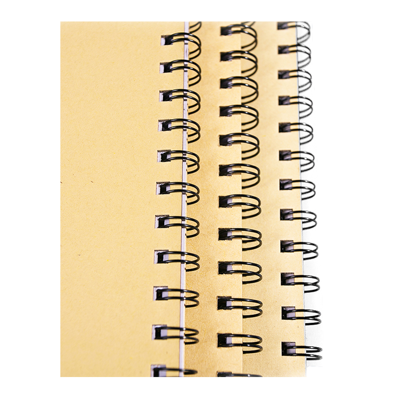 Simple Kraft paper cover A5 sketchbook blank spiral coil notebook notebook notebook doodling sketchbook