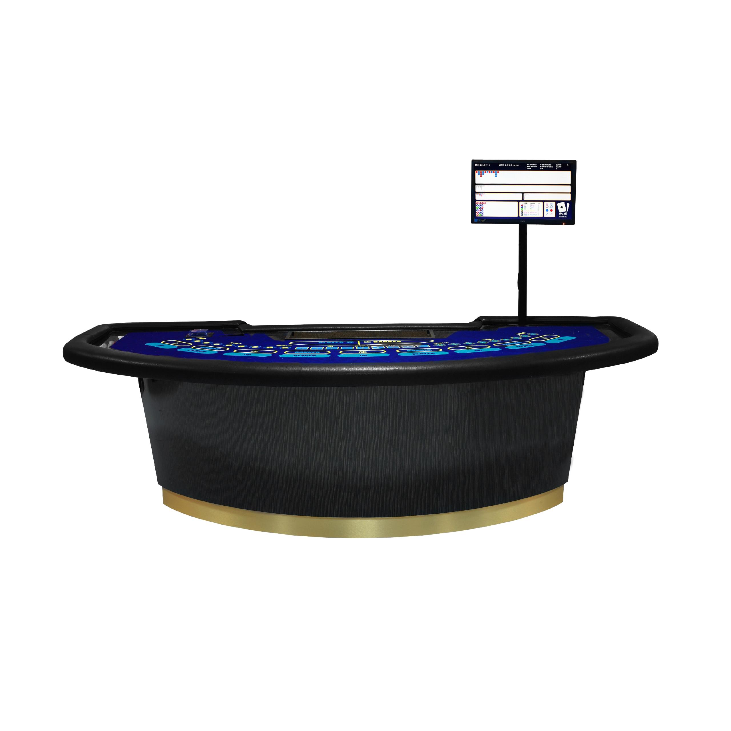 High Quality Professional Casino Gambling Baccarat Poker Table For Card Game