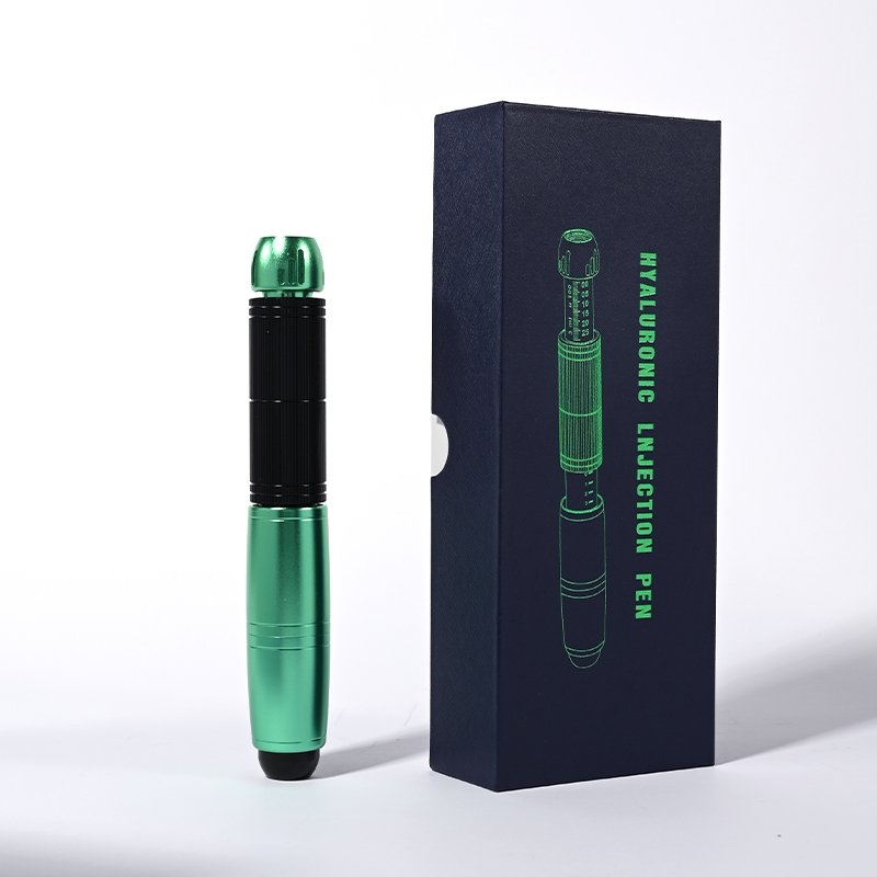 Green hyaluronic acid no needle injection serum pen