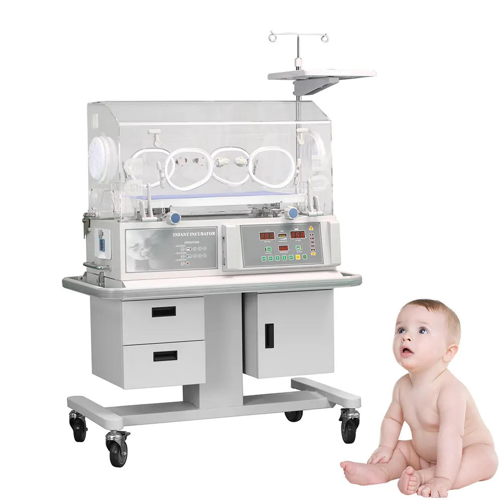 Infant Phototherapy Incubator Infant Incubator Machine For Hospital ICU Neonatal Incubator
